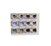 ZUXWUX Doll Eyes 6 Pairs 10-20mm Glass | Glossy Reflective Finish, Easy Press-fit Install, Doll Dress-up/photo/display Use