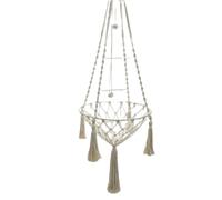 ZUXWUX Hand Woven Cat Hammock Cotton Rope Hanging Basket For Indoor Kitten