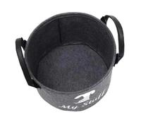 ZUXWUX Pet Box Dog Storage Basket For Blankets | Keeps Blankets/treats Sorted, Living Room/pet Corner/car Use, Carry Handles Included