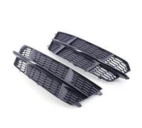 ZUYEJUU Left Right Side Front Bumper Fog Light Grill Grille Cover Fit For Audi A6 C7 S-LINE 2014-2018 Black Honeycomb Hex Fog Lamp Grills (Color : 1 pair)
