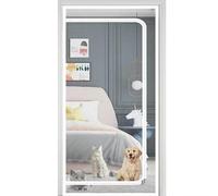 ZUYINBULUO Cat Screen Door,Heavy Duty Pets Proof Screen Door With Zipper,30x80in Prevent Dogs Cats From Running Around For Living Room, Bedroom, Kitchen(100x220cm)
