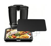 ZUYIST 1 x silicone screen protector and 2 x screen protector glass for Thermomix TM7, 9H tempered glass screen protector, easy to move, protects the scales, robust and easy to care for