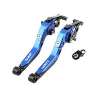 ZUYNPOQ Brake Clutch Reservoir Levers for NMAX 155 Motorcycle Brake Clutch Levers with Parking Lock Folding Extendable Adjustable Motorbike Parts