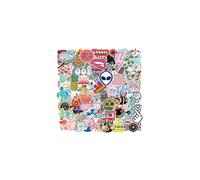 ZUYO Zuyo 100Pcs Sticker Pack,Nature Time Cute Cartoon Stickers Graffiti DIY Waterproof Phone Laptop Luggage Skateboard Scrapbook Travel Suitcase for Kid/Adults Toy Sticker