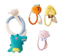 Zuzer 4 Pieces Cat Chew Toy Bite Rope for Cats and Against Bad Breath