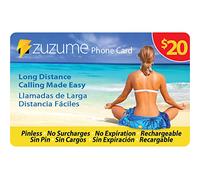Zuzume Prepaid Phone Calling Cards for Cheap International Long Distance Calls. Choose 5,10,20, or 50 USD Values.