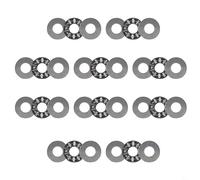 ZUZZEE AXK0819 Needle Roller Thrust Bearings, 10pcs with Steel Washers for Heavy Duty Operations in Robotics