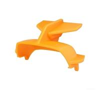 ZUZZEE For DJI Avata 2 Performance Tail Fin Bracket, Streamlined Rear Wing Mount Reducing Air Resistance, Lightweight ABS Accessory for Smoother and Faster Flying(Orange)