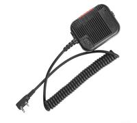 ZUZZEE Speaker Microphone with Loud Built in Speaker for For BaoFeng BF 999 777 666s and For Kenwood 2402V 3000 3107 Two Way Radios in Harsh Environments
