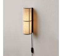 ZVALIEVYE 2-Lights Retro Wabi-Sabi Living Room Wall Light Japanese Fabric Homestay Wall Sconce E27 Hardware Illumination Wall Lamp for Restaurant Clothing Store Inn Bedroom 30Cm Perfect Decorate/B