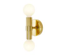 ZVALIEVYE 2-Lights Wall Sconce Lighting Industrial Vanity Wall Light Modern Wall Mount Lamp Metal Hardwired Sconces E27 Wall Lights for Living Room Bedroom Bedside Hallway Cbar/D