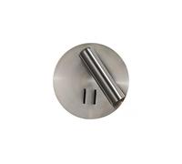 ZVALIEVYE Bedside Reading Wall Lamp Led Wall Sconce Adjustable Headboard Light 350°+90° Rotation Hardwired Sconces Wall Swivel Spotlights for Bedroom Living Room Hotel Lighting/Nickel