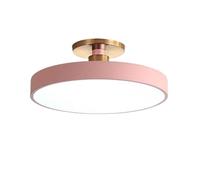 ZVALIEVYE Ceiling Light Mount Close-To-Ceiling Lamp Suspension Lamp Modern Fmount with Color Led Lamp Shade Dimmable 3 Color Living Room Lighting Surface for Restaurant,Hallway,Bedroom,Living Room/A G