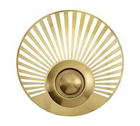 ZVALIEVYE Italian Copper Wall Lamp,Wall Lamp Modern Minimalist Creative Interior Hotel Villa Living Room Bedroom Corridor Stair Light Round 300 * 300 (Mm) Wall Light