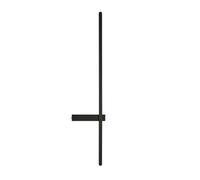 ZVALIEVYE Led Linear Wall Sconce Lighting Geometric Wall Light Fixture Indoor Wall Mount Lamp 3000K Warm White Wall Sconces for Living Room Background Bedroom Hallway Lights/Black/92.5Cm