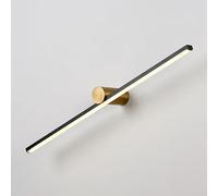 ZVALIEVYE Led Linear Wall Sconce Lighting Minimalist Black Wall Light Fixture Adjustable Wall Wash Lamp Indoor, Living Room Background Wall Lights Long Strip Sconces Hallway Lamps/4000K/60Cm