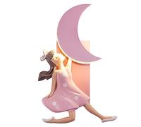 ZVALIEVYE Led Wall Light Cartoon Wall Sconce Children's Room Wall Lamp, Modern Wall Mount Lighting Fixture 8W Wall Sconces Lamps, Indoor Wall Wash Lights for Girls Boys Room/6000K/B