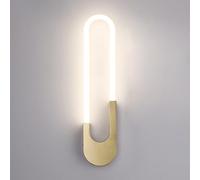 ZVALIEVYE Ledd Wall Light Modern Wall Sconce Lighting Linear Wall Lamp Simple Metal Wall Sconces Geometric Wall Mount Lights for Living Room Bedroom Bedside Hallway Stairs/4000K/60Cm