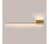 ZVALIEVYE Linear Wall Sconce Led Wall Light Modern Long Strip Wall Mounted Lamp Minimalist Sconces Wall Lighting Fixture for Living Room Bedroom Bedside Indoor Wall Washer/D3000K/120Cm