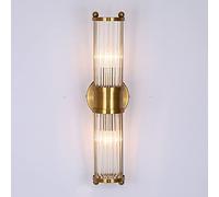 ZVALIEVYE Modern Crystal Wall Sconce Lamp Indoor Vanity Wall Light, Bedroom Bedside Wall Mount Lighting Fixture, Living Room Hallway Home Hotel Deco Wall Sconces E14 Wall Lamps/D