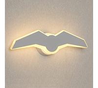 ZVALIEVYE Modern Wall Sconce Led Bird Wall Sconces Lighting Nordic Geometric Wall Lamp, Living Room Bedroom Hallway Decor Wall Mounted Lamps 12W 3000K Indoor Wall Wash Lights/White