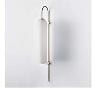 ZVALIEVYE Nordic Modern Wall Light,E27 Ceramic Lamp Led Light Source Living Room Bedroom Glass Wall Lamp,Wall-Mounted Lamp for The Home Hotel Corridor Decorate (Not Include Bulb)/B