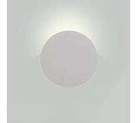 ZVALIEVYE Siet Modern Wall Sconce 5W Led up Lighting Fixture, Creative Alumimun Mirror Front Wall Light, Indoor Wall Mounted Lamps for Living Room Bedroom Hallway Home Room Decor/Round 6000K