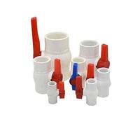 ZVALIEVYE Spray Water Connection 1/2 3/4 1/1.25/1.5/2/2.5 inch Internal Threaded Pipe PVC Valve Joint Water Pipe Ball Valvericultural Irrigation Fittings/G1I2