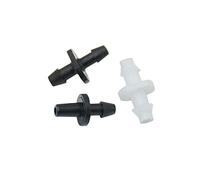 ZVALIEVYE Spray Water Connection 1000 Pieces of 1/4 inch 1/8 inch Garden Hose Connector Arrow Dropper Straight Barb Hose Adapter for Garden Hose Mini Drip Irrigation System/1I8 * 4.2Mm