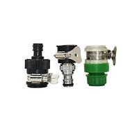 ZVALIEVYE Spray Water Connection 16 Mm to 1/2 inch Round Faucet Connector 5/8 inch Garden Faucet Quick Connector 5/8 inch Faucet Hose Car Wash Water Gun Adapter 1 Piece/a * 1I2 Thread