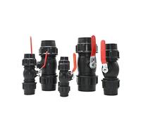 ZVALIEVYE Spray Water Connection 20/25/32/40/50/63Mm Plastic Water Pipe Quick Connector Ball Valve Metal Valve Core Faucet Pe Pipe Valve Fittings/50Mm