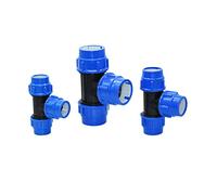 ZVALIEVYE Spray Water Connection 40/50/63Mm Pe Pipe Fittings Three-Way Quick Coupling Three-Way Quick Coupling Manifold Faucet Pipe Plastic Adapter/40Mm
