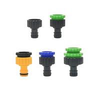 ZVALIEVYE Spray Water Connection Garden Quick Coupling 1/2 3/4 1 inch Female to 5/8 inch Faucet Quick Coupling Adapter Adapter Car Wash Water Gun Accessories 50 Pieces/1I2 3I4