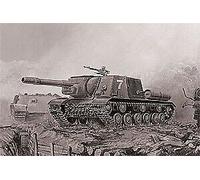 ZVEZDA 5026 Soviet Tank Destroyer Isu-152 1:72 Snap Fit Model Kit