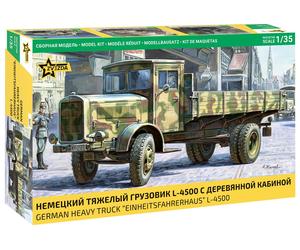 Zvesda German Heavy Truck L-4500 Einheitsfahrerhaus