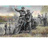 Zvesda German Ww2 R12 Motorcyle 2 Figures