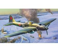 Zvezda 4826 1:48 Sov. IL-2 Stormovik mod.1943 Model Kit, Plastic Kit, Assembly Kit, Detailed Replica, Unpainted