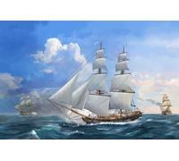 Zvezda Ship Model Kit Russian Brig Mercury 1:100 Scale