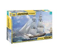 Zvezda Ship Model Kit Russian Brig Mercury 1:100 Scale