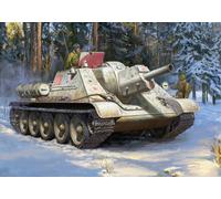 Zvezda 1/100 Soviet SU-122 SPG # 6281