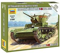 Zvezda 1/100 Soviet T-26 mod.1933 Light Tank # 6246