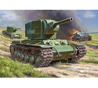 Zvezda 1:100 Soviet Tank Kv-2 Plastic Model Kit