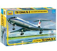 GSI Creos Zvezda 500787007-1:144 Passenger Aircraft Tupolev Tu-134B'67