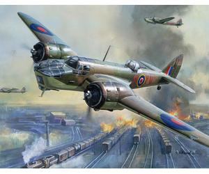 Zvezda 1:144 Bristol Blenheim British WWII Bomber Plastic Model Kit