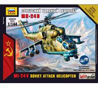 Zvezda 500787403-1:144 MIL-24 UP Russian Attack Helicopter