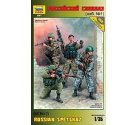 Zvezda 1/35 scale Modern Russian Special Forces plastic figure model kit