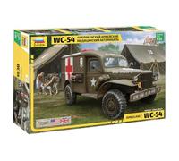 Zvezda - 1/35 WC-54 Ambulance - Plastic Model Making - Scale: 1:35