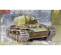 Zvezda 1/35 WW2 Russian KV1 Mod 1940 tank model