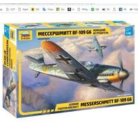 Zvezda 1/48 scale WW2 German MESSERSCHMITT BF-109 G6 airplane