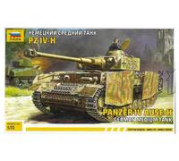 Zvezda 500785017 - 1:72 Panzer IV Ausf.H (Sd.Kfz.161/2), Model Building Kit, Stand Model Building, Hobby, Crafts, Plastic Kit